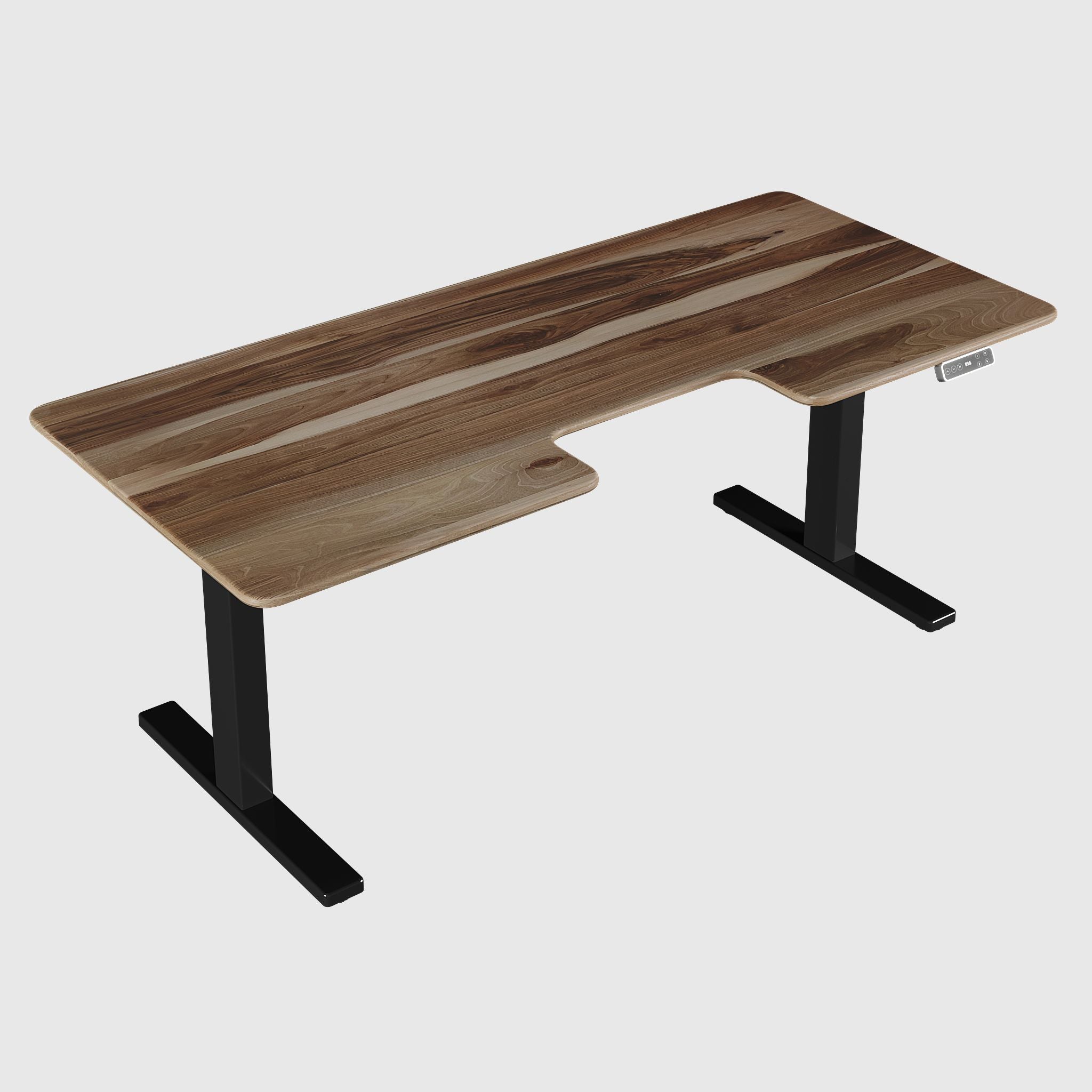 Стіл з регулюванням висоти BestFit Pro зі стільницею з натурального дерева 20 мм