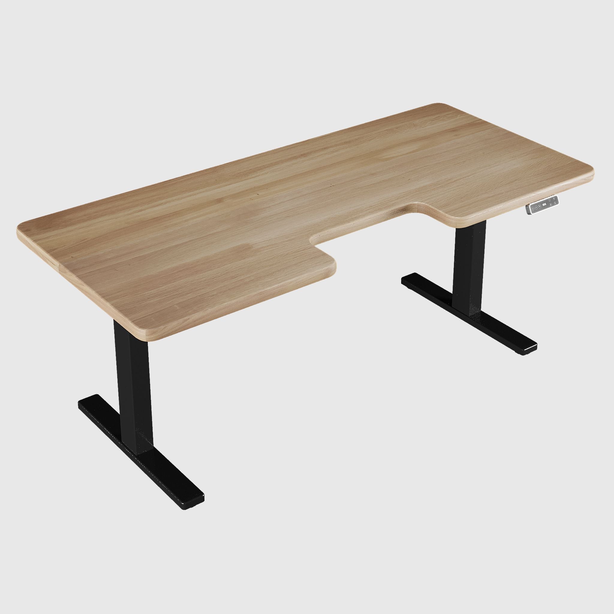 Стіл з регулюванням висоти BestFit Pro зі стільницею з натурального дерева 40 мм