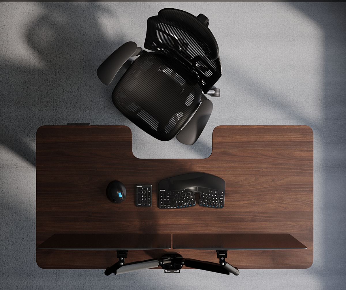 Ергономічний стіл з регулюванням висоти BestFit Pro з ДСП стільницею