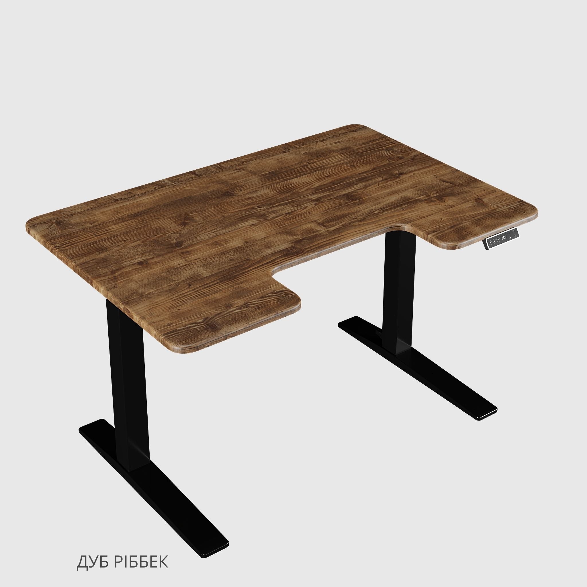 Стіл з регулюванням висоти для роботи стоячи та сидячи StreamLine з МДФ стільницею