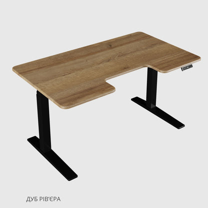 Стіл з регулюванням висоти для роботи стоячи та сидячи StreamLine з МДФ стільницею