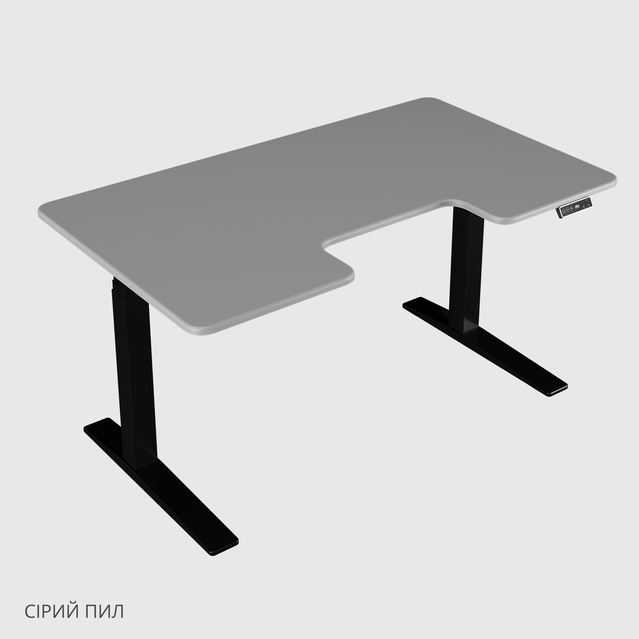 Стіл з регулюванням висоти для роботи стоячи та сидячи StreamLine з МДФ стільницею