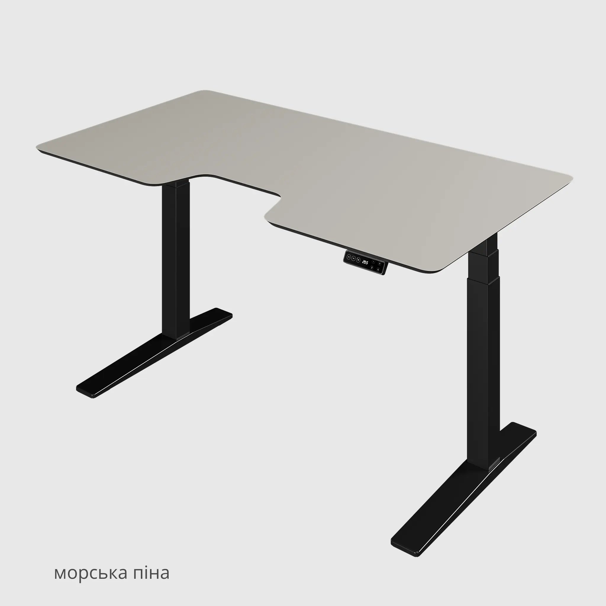 Стіл з регулюванням висоти Streamline зі стільницею з HPL компакт плити 12 мм