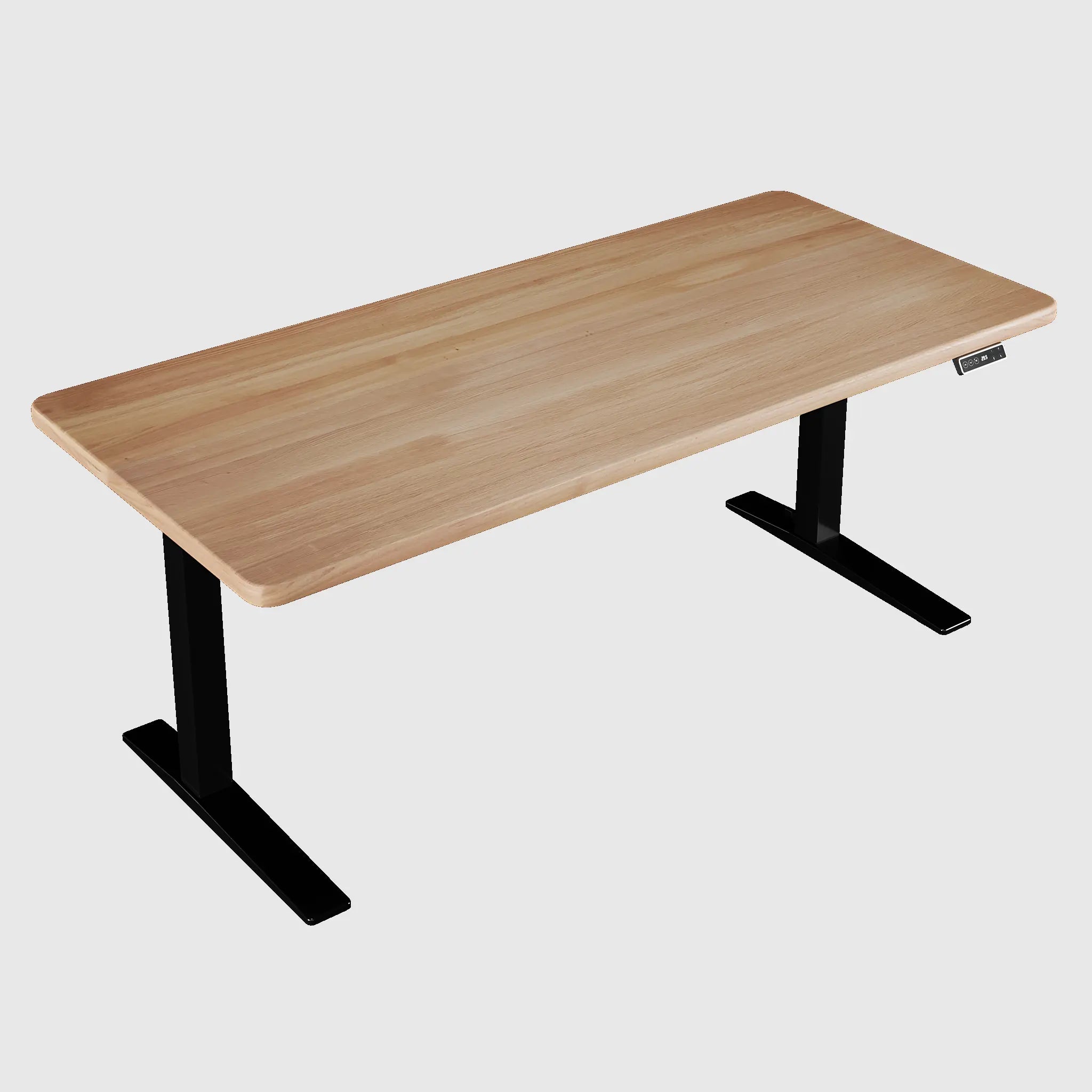 Стіл з регулюванням висоти Streamline з масивною дерев’яною стільницею 40 мм