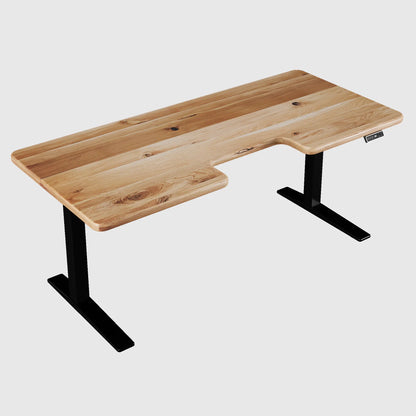 Стіл з регулюванням висоти Streamline з масивною дерев’яною стільницею 40 мм