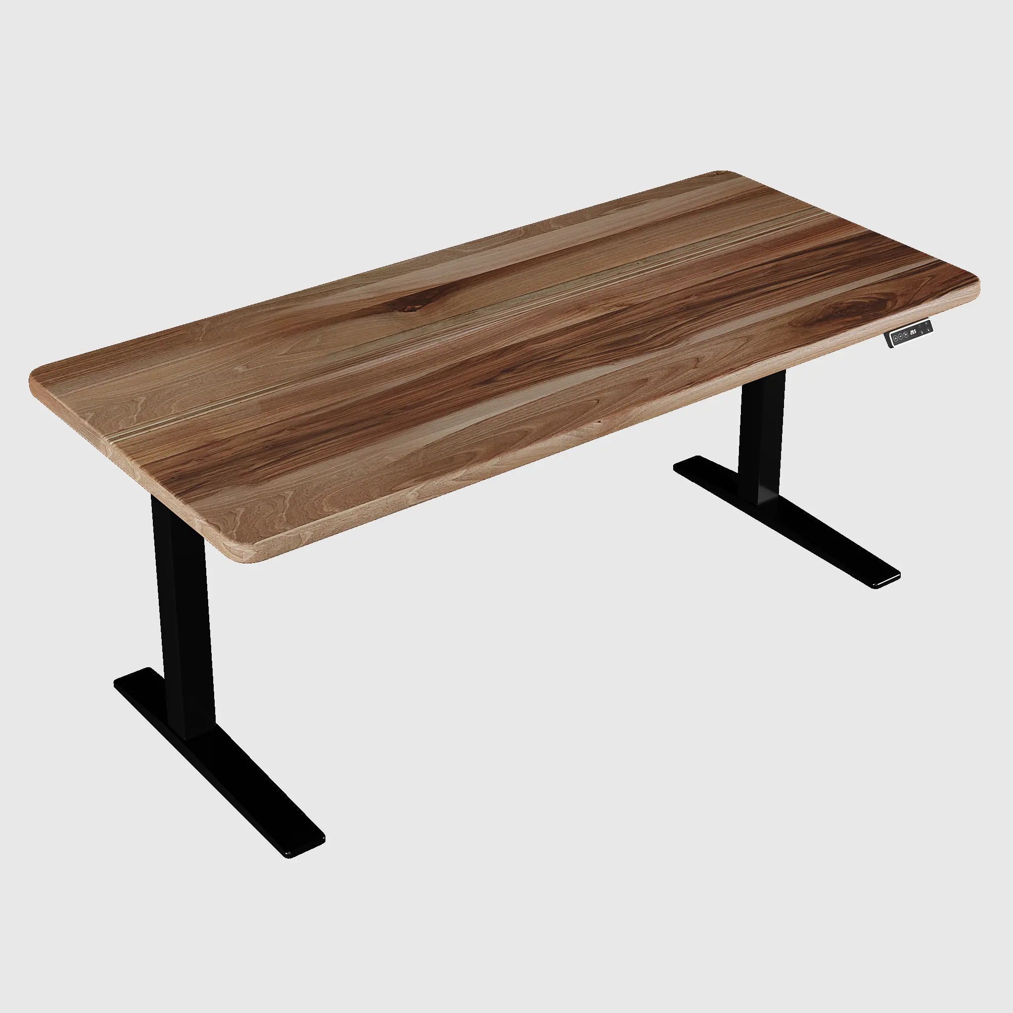 Стіл з регулюванням висоти Streamline з масивною дерев’яною стільницею 40 мм