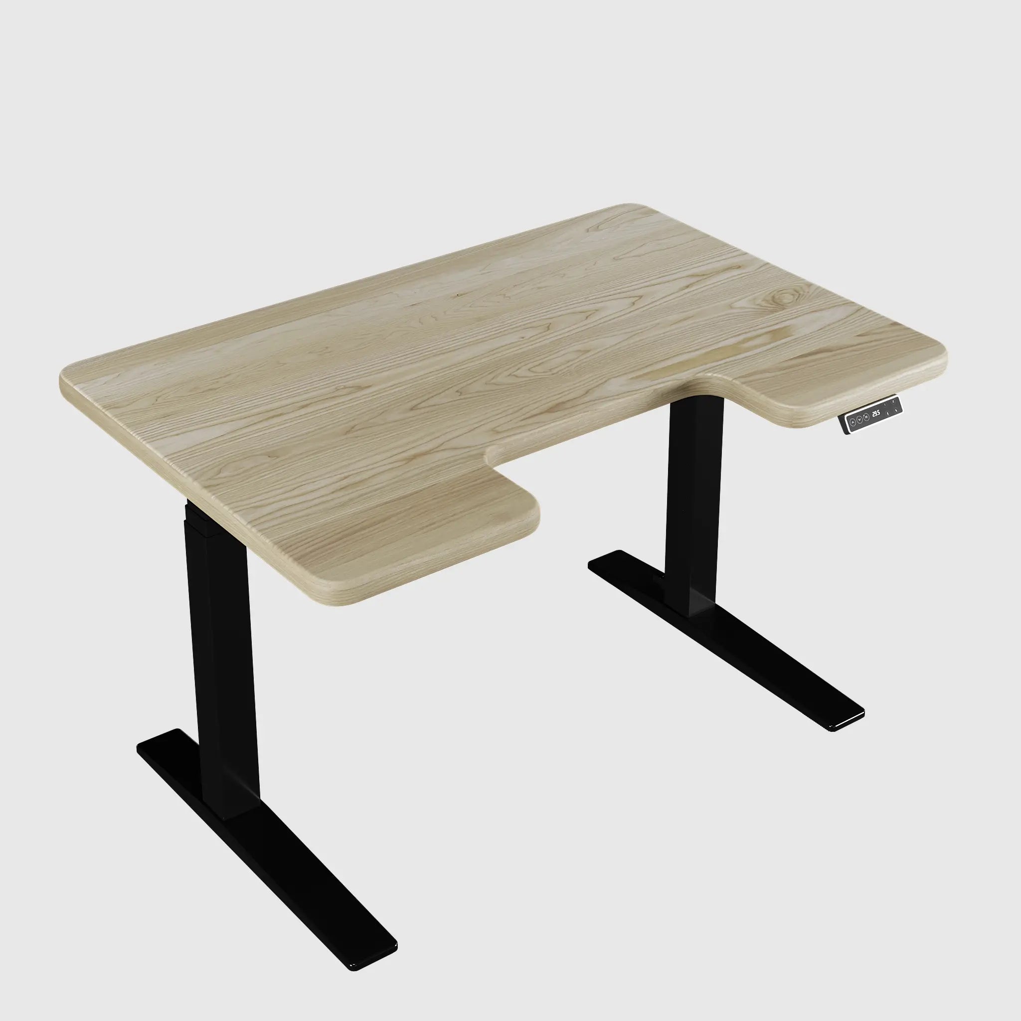 Стіл з регулюванням висоти Streamline з масивною дерев’яною стільницею 40 мм