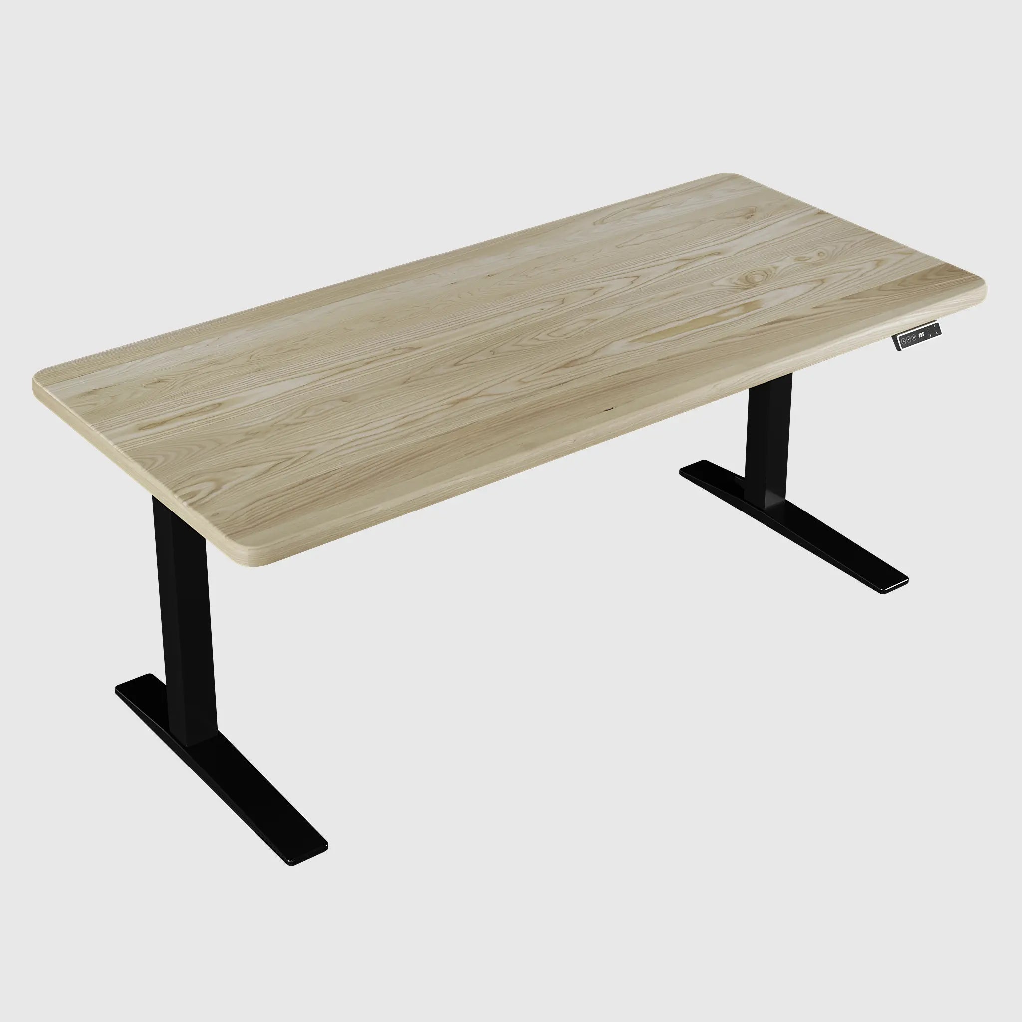Стіл з регулюванням висоти Streamline з масивною дерев’яною стільницею 40 мм