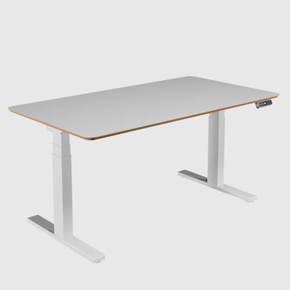 Стіл з регулюванням висоти Best Fit Pro з білою стільницею з HPL на фанері