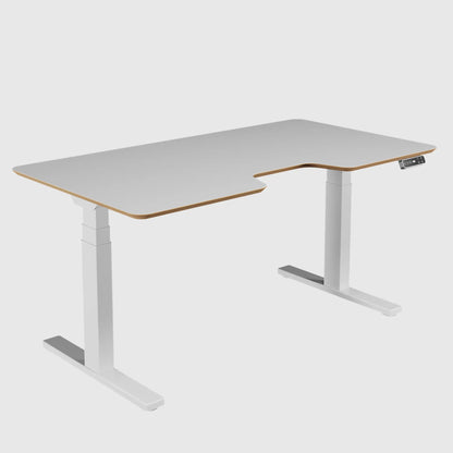 Стіл з регулюванням висоти Best Fit Pro з білою стільницею з HPL на фанері