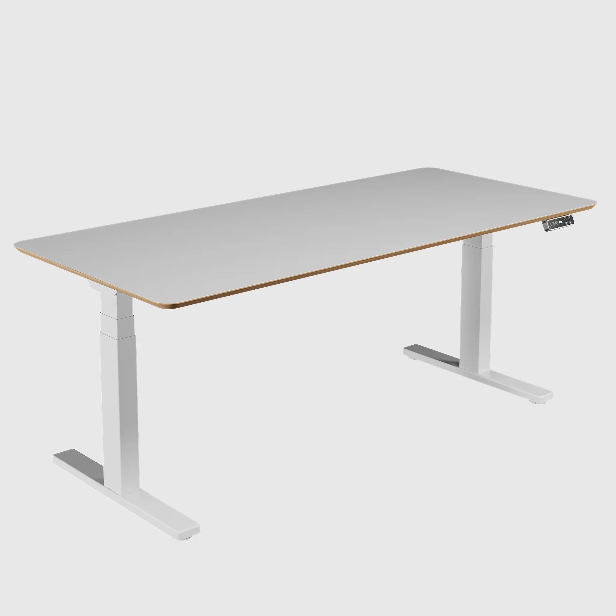 Стіл з регулюванням висоти Best Fit Pro з білою стільницею з HPL на фанері