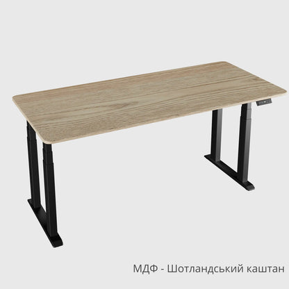Стіл з регулюванням висоти Quadra з МДФ стільницею