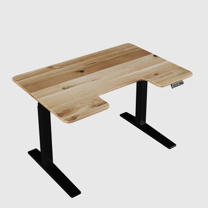 Стіл з регулюванням висоти Streamline зі стільницею з натурального дерева