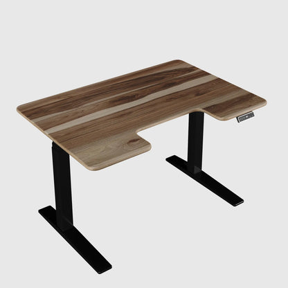 Стіл з регулюванням висоти Streamline зі стільницею з натурального дерева