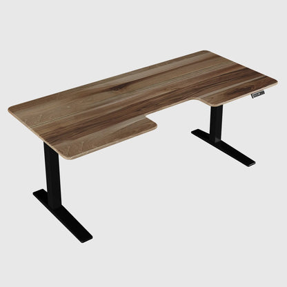 Стіл з регулюванням висоти Streamline зі стільницею з натурального дерева