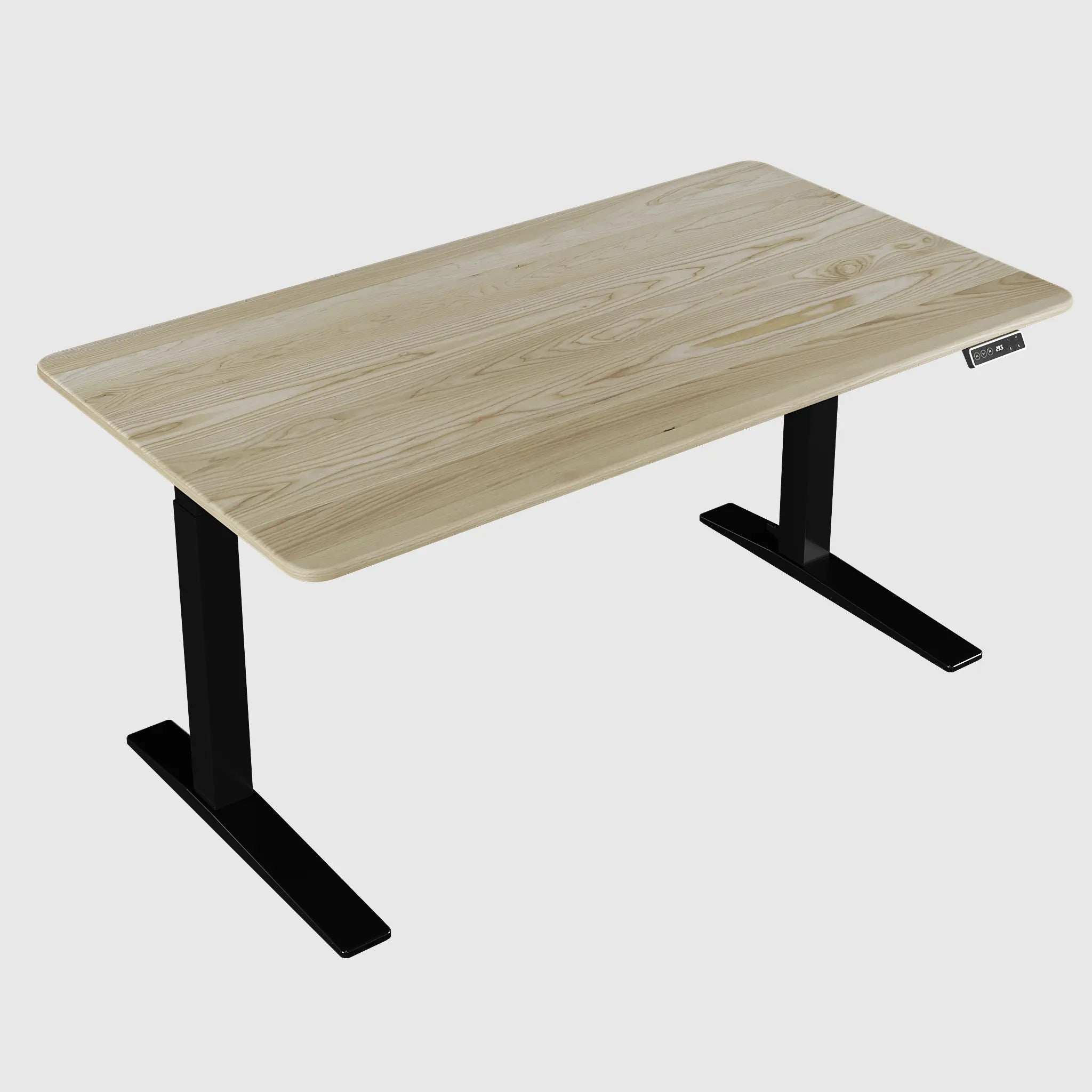 Стіл з регулюванням висоти Streamline зі стільницею з натурального дерева