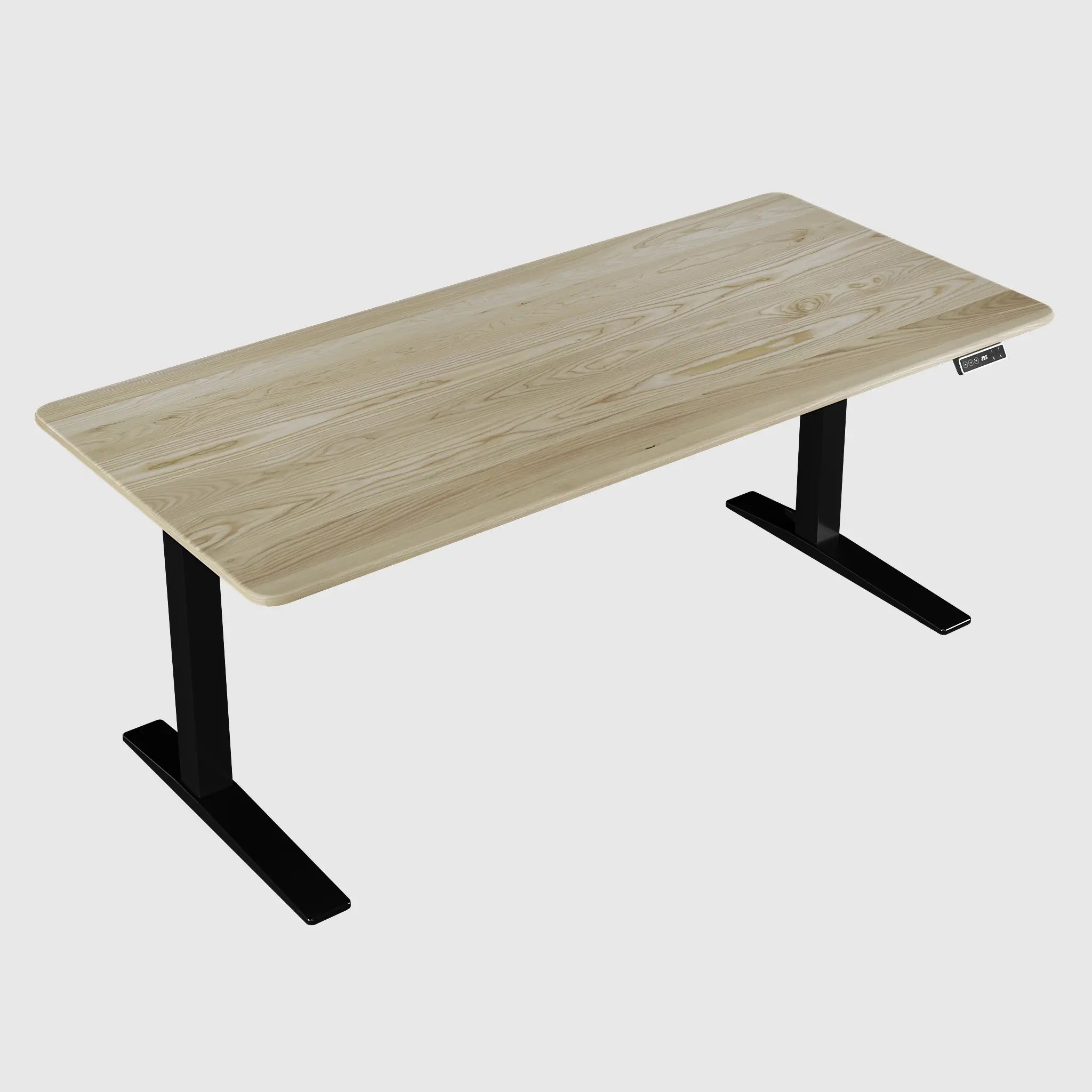 Стіл з регулюванням висоти Streamline зі стільницею з натурального дерева