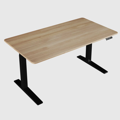 Стіл з регулюванням висоти Streamline зі стільницею з натурального дерева