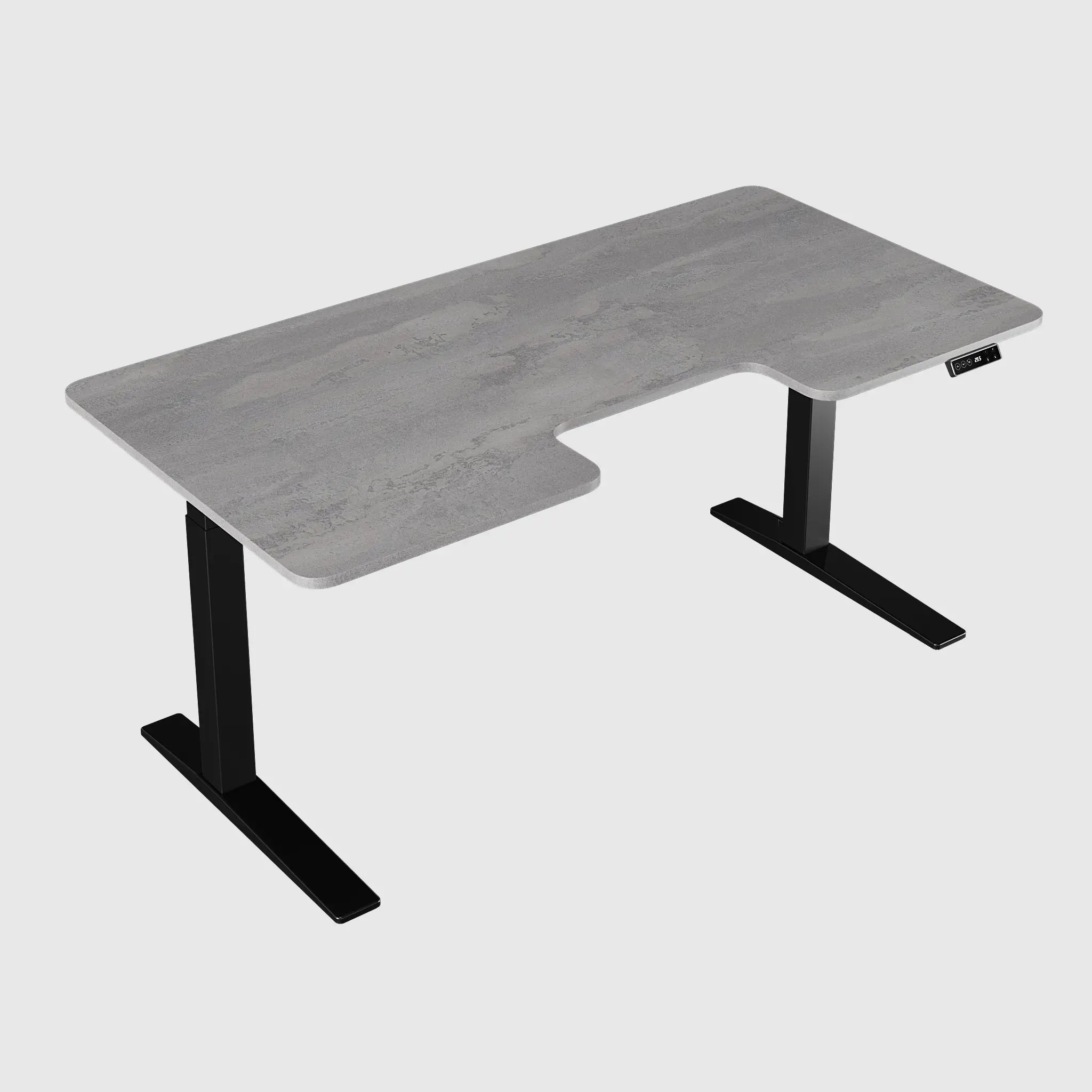 Стіл з регулюванням висоти StreanLine з ДСП стільницею з ергономічним вирізом