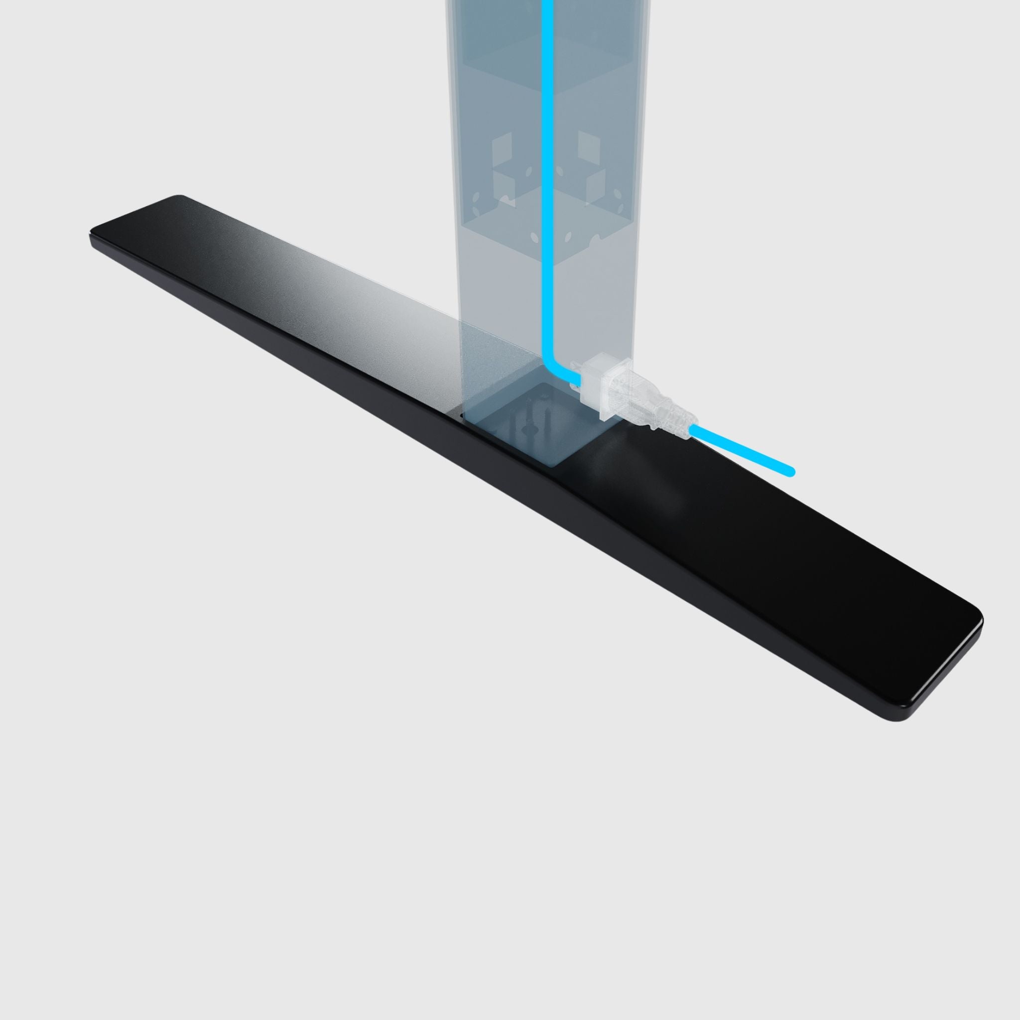 StreamLine двомоторна рама для столу з регулюванням висоти з нижнім підключенням живлення